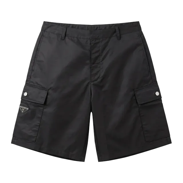 Prada Shorts Cargo Re-Nylon Black — Authentic Shorts at CLZTURE