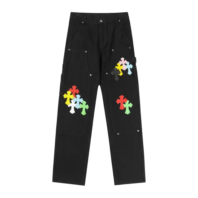 Chrome Hearts Cross Patch Jeans Multi — Authentic Chrome Hearts in stock at CLZTURE