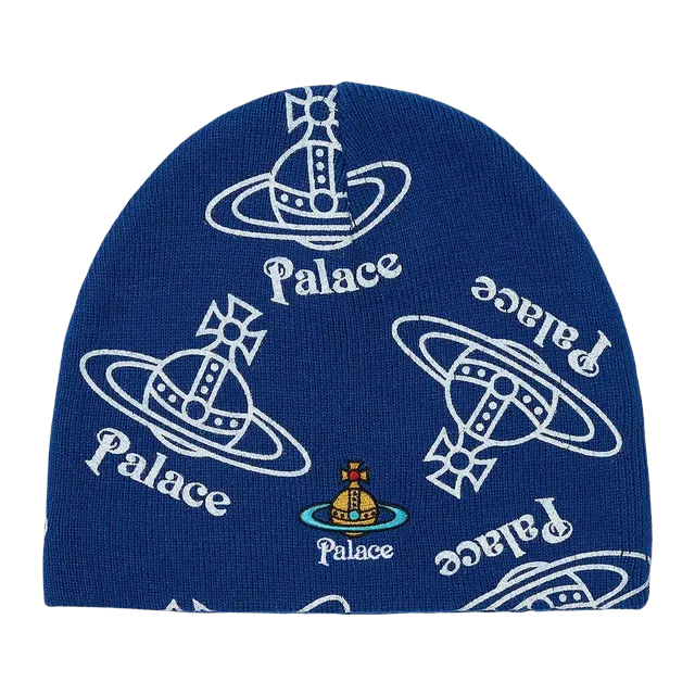 Palace Vivienne Westwood x Jersey Beanie Indigo — Authentic Accessories at CLZTURE