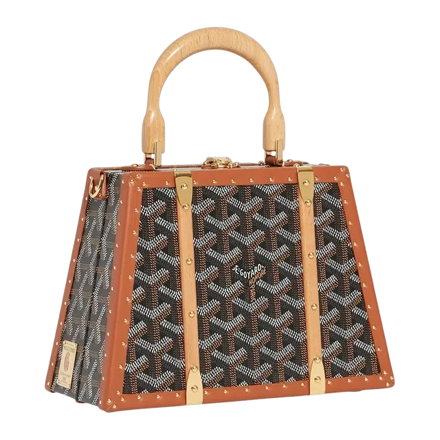 Goyard Bag Malle Saïgon Mini 21Cm Brown — Authentic Goyard in stock at CLZTURE