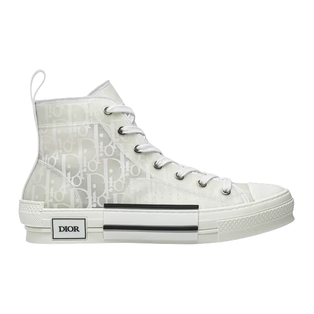 Dior Sneakers B23 Haute Oblique White — Authentic Shoes & Footwear at CLZTURE