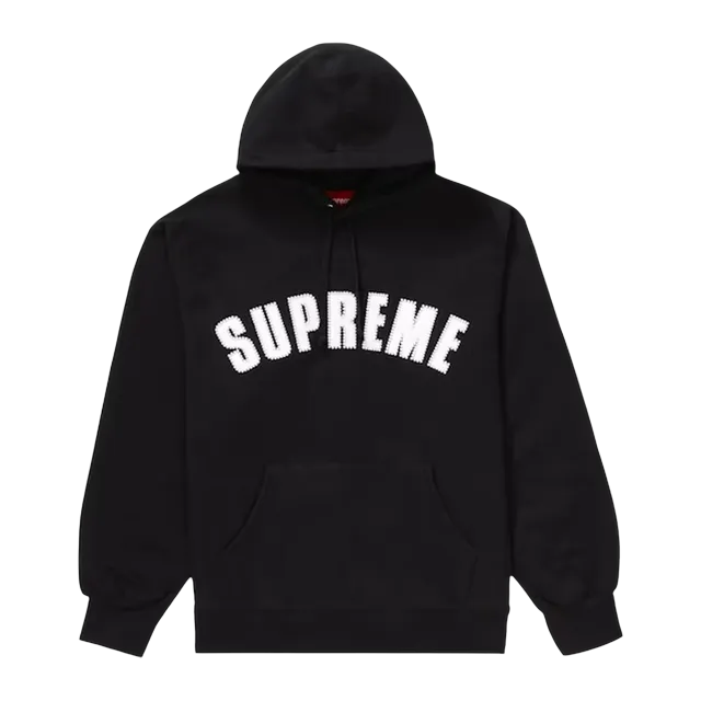 Supreme Pearl Logo Hooded Black — Authentic Supreme in stock at CLZTURE