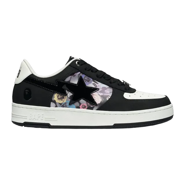 BAPE Bapesta #2 Black Roses — Authentic Shoes & Footwear at CLZTURE