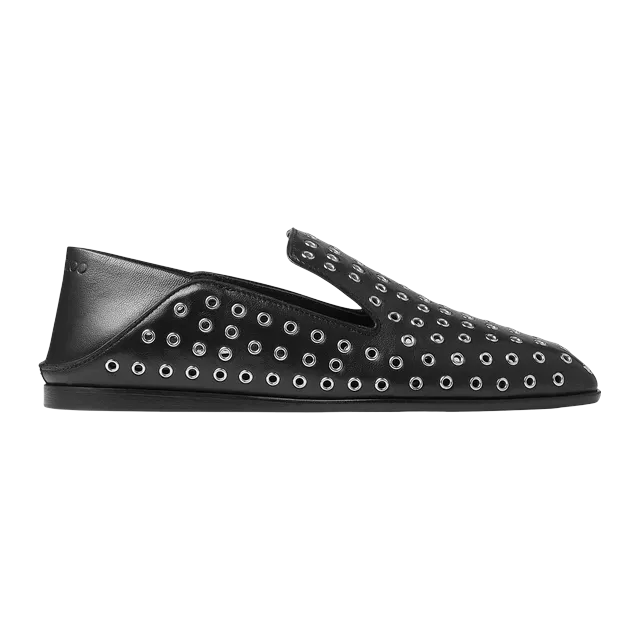 Jimmy Choo Eliot Slipper Black — Authentic Shoes & Footwear at CLZTURE