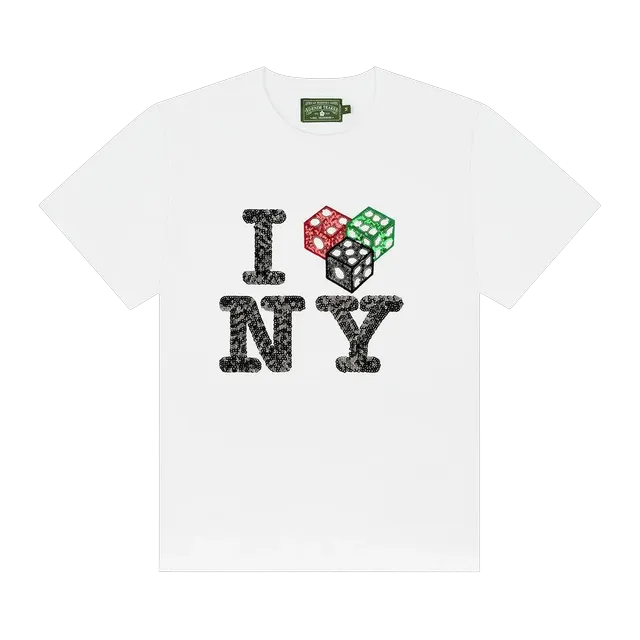 Denim Tears Cee-Lo Ny T-Shirt White — Authentic Denim Tears in stock at CLZTURE