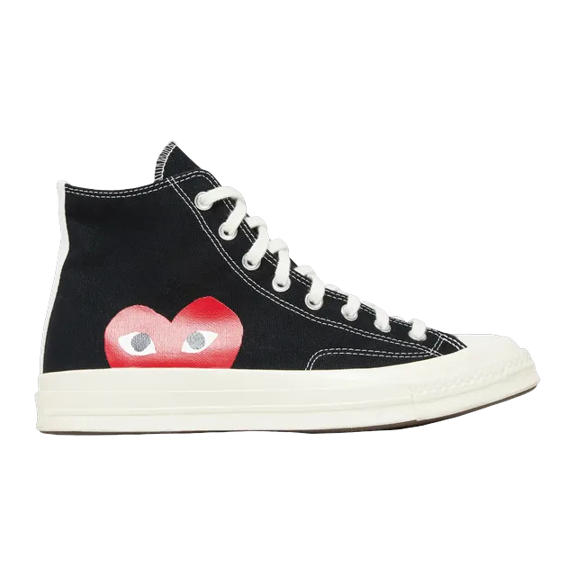 Converse Comme Des Garçons x Chuck 70 High Black — Authentic at CLZTURE