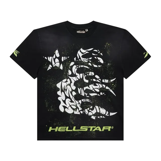 Hellstar Thorn Glitter T-Shirt Green — Authentic T-Shirts at CLZTURE