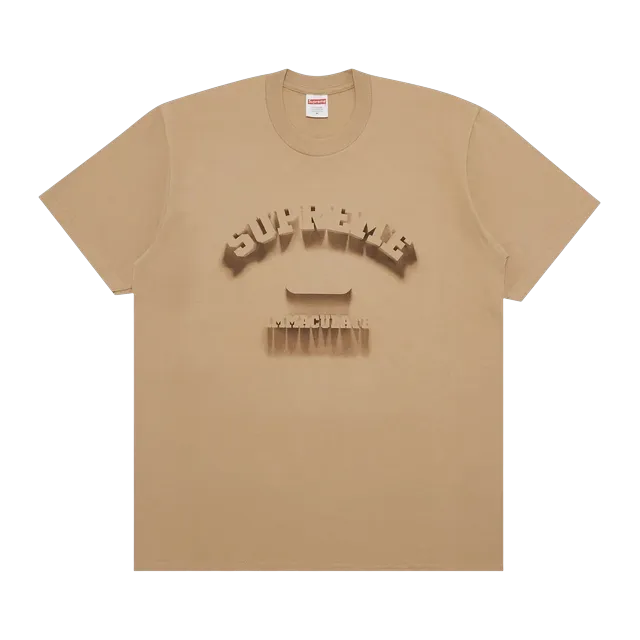 Supreme Shadow T-Shirt Khaki — Authentic Supreme in stock at CLZTURE