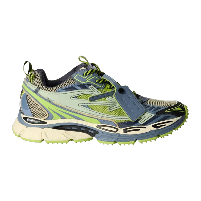 Off-White Be Right Back Green Blue — Authentic Shoes & Footwear at CLZTURE