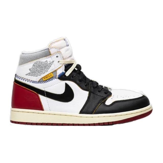 Air Jordan Nike X Union La Air Jordan1 High Retro Black Toe — Authentic Jordan at CLZTURE