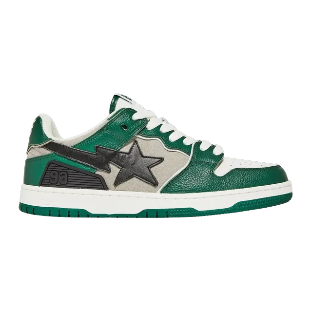 BAPE Sk8 Sta #1 Green — Authentic Shoes & Footwear at CLZTURE