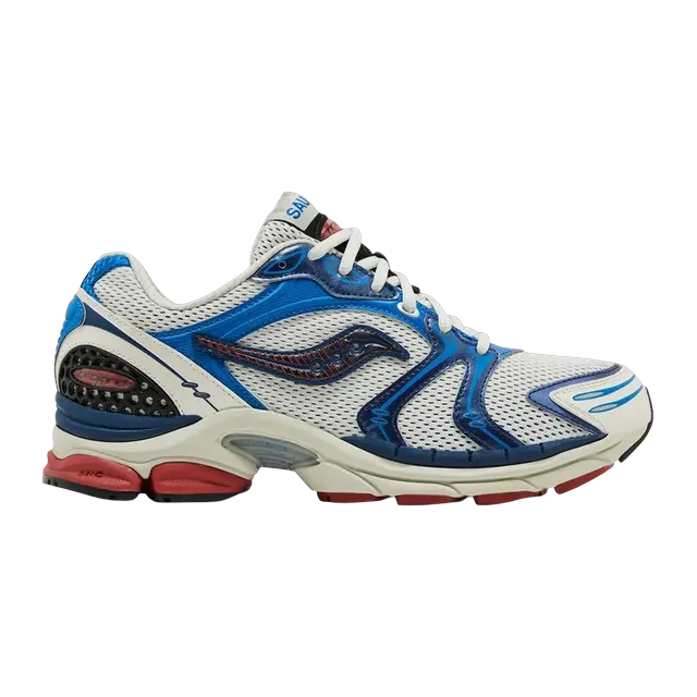 Saucony Progrid Triumph 4 Grey Royal Rust — Authentic Saucony in stock at CLZTURE