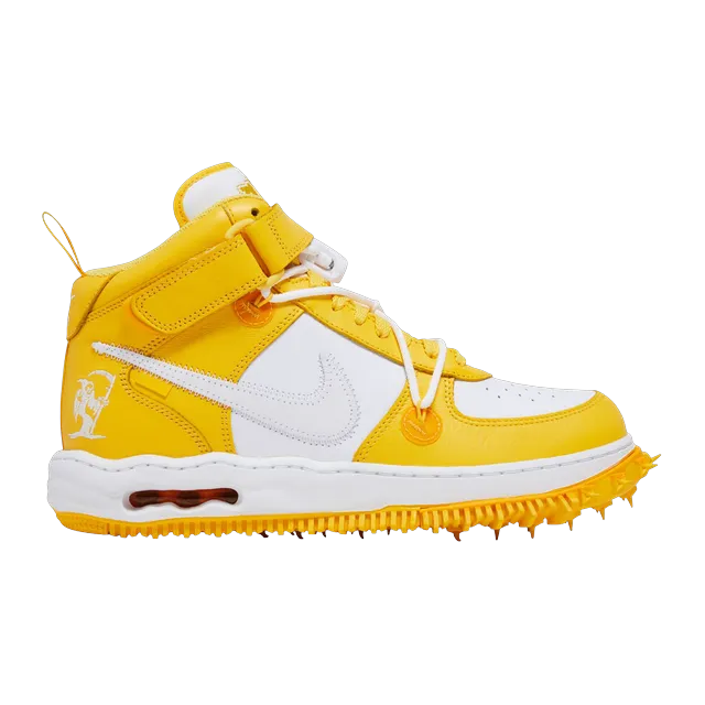 Off-White x Air Force 1 Mid Varsity Maize — Authentic Shoes & Footwear at CLZTURE