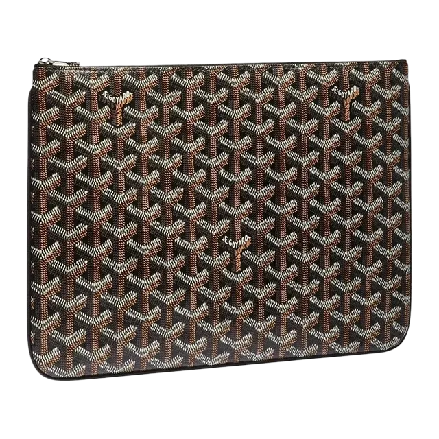Goyard Sénat Mm 30Cm Brown — Authentic Clutches & Pouches at CLZTURE