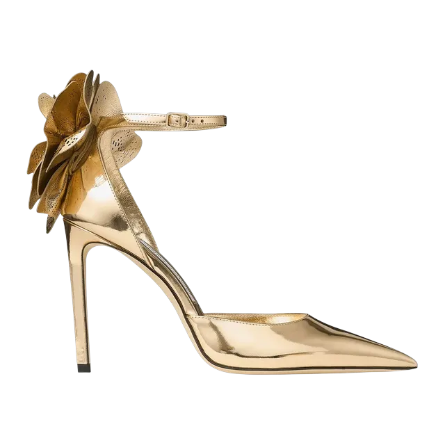 Jimmy Choo Marja 100Mm Gold — Authentic Jimmy Choo in stock at CLZTURE