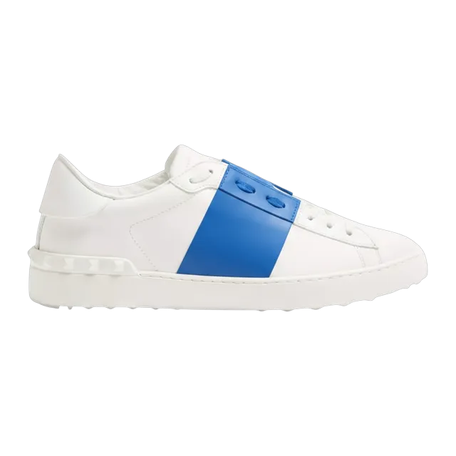 Valentino Sneakers Open White Blue — Authentic Shoes & Footwear at CLZTURE