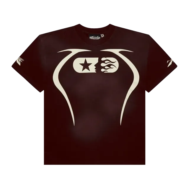 Hellstar Warm Up T-Shirt Brown — Authentic T-Shirts at CLZTURE