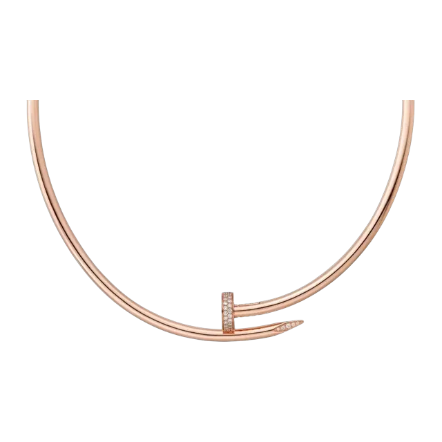 Cartier Necklace Torque Juste Un Clou Classique Diamants Gold — Authentic Jewelry at CLZTURE