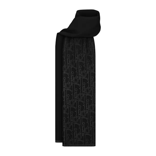 Dior Scarf Gravity Dégradé Black — Authentic Accessories at CLZTURE