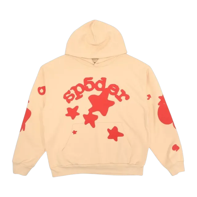 Sp5der Beluga Hoodie Cream — Authentic Hoodies & Sweats at CLZTURE