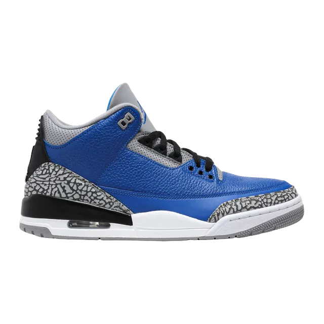 Jordan 3 Retro Varsity Royal — Authentic Shoes & Footwear at CLZTURE