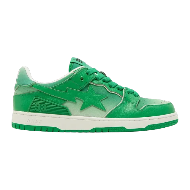 BAPE Sk8 Sta #4 Green Gradient — Authentic Shoes & Footwear at CLZTURE
