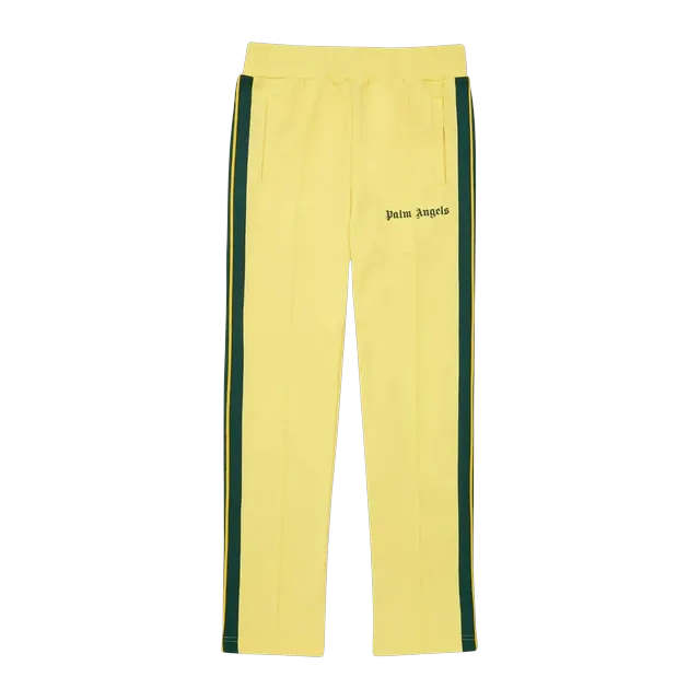 Palm Angels Classic Track Pants Yellow/Green — Authentic Pants & Trousers at CLZTURE