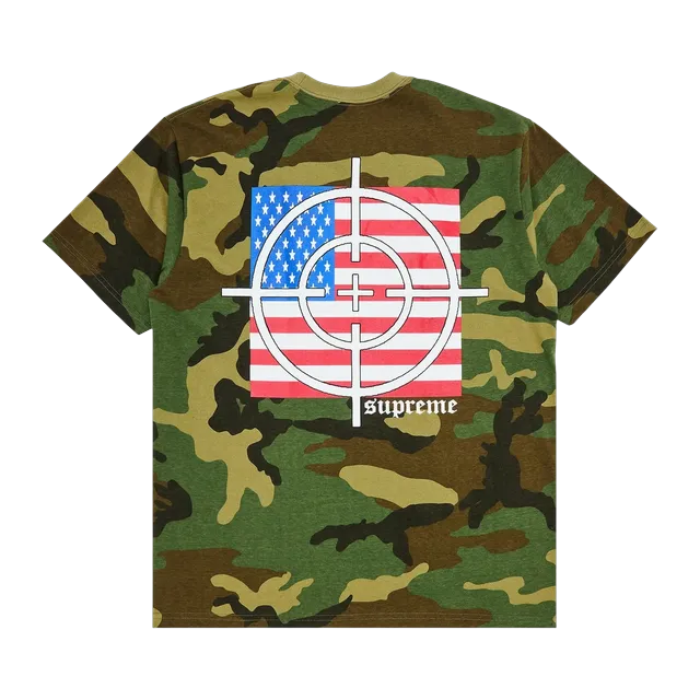 Supreme Target T-Shirt Woodland Camo — Authentic Supreme in stock at CLZTURE