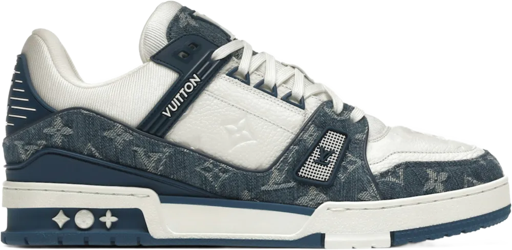 Louis Vuitton Lv Trainer Blue Denim — Authentic louis-vuitton at CLZTURE